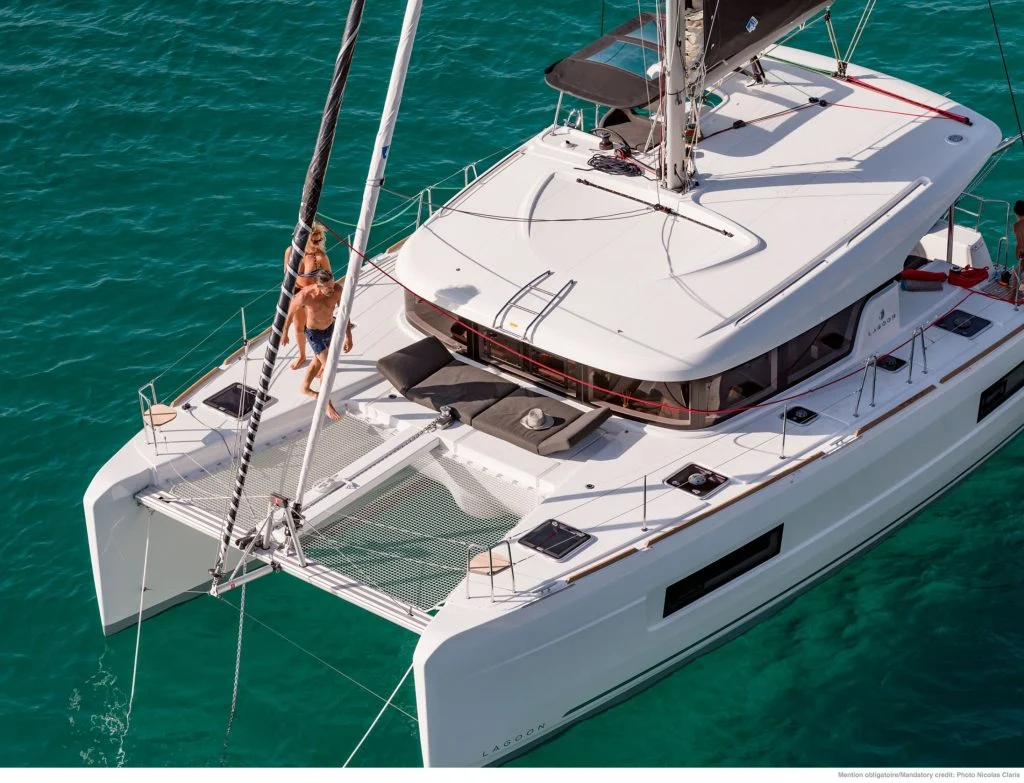 Lumiere, a catamaran chartered by Queensland Yacht Charters