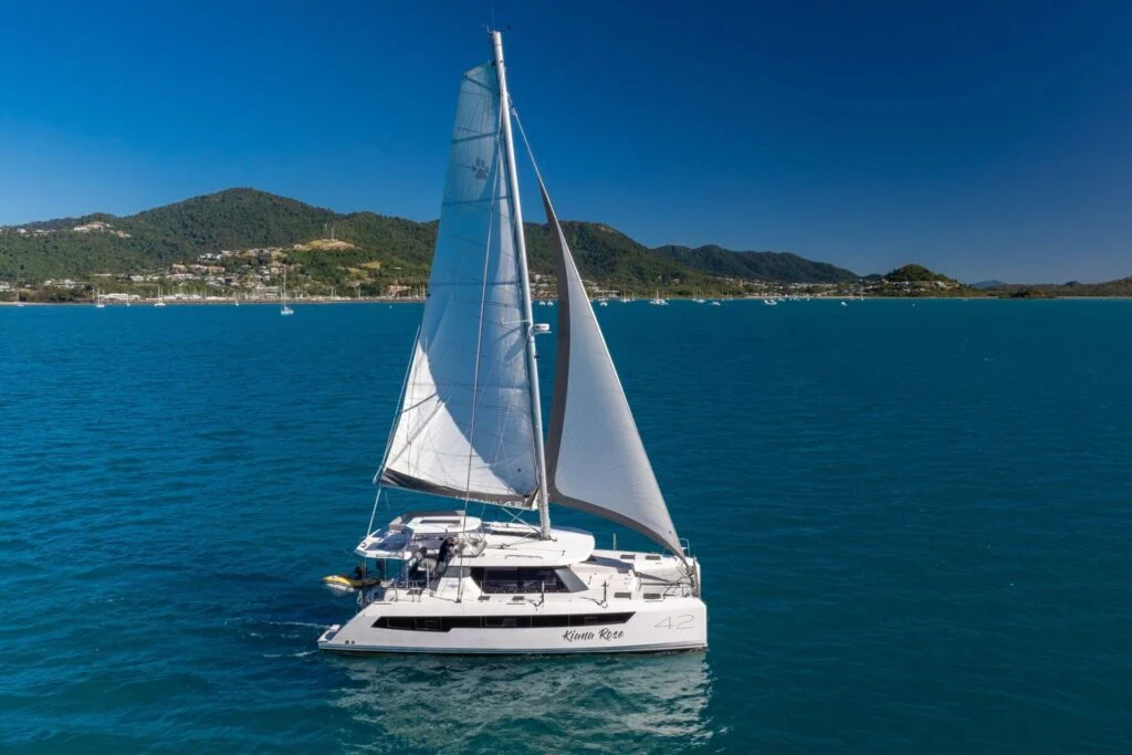 Kiana Rose, a catamaran chartered by Whitsunday Escape