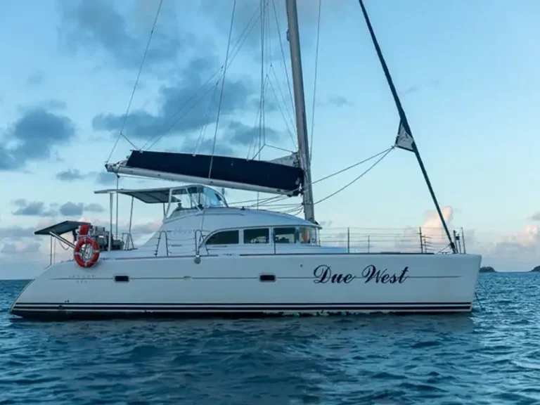 SV Due West, a catamaran chartered by Portland Roads Whitsundays