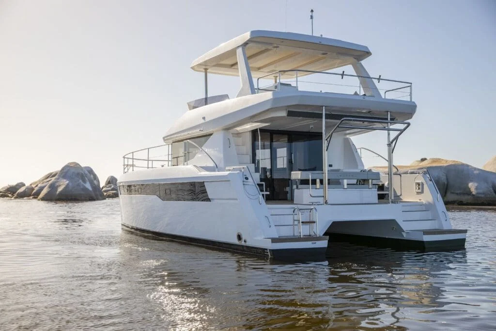 Searenity, a catamaran chartered by Whitsunday Escape