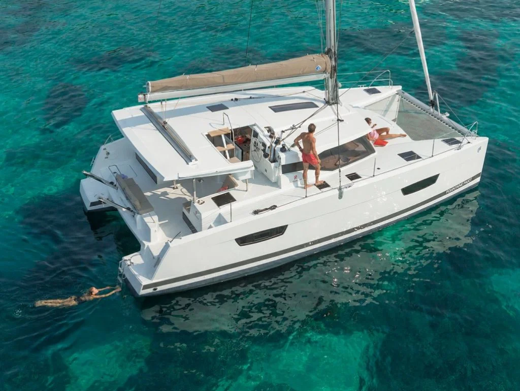 Kaiya — Astrea 42, a catamaran chartered by Cumberland Charter Yachts
