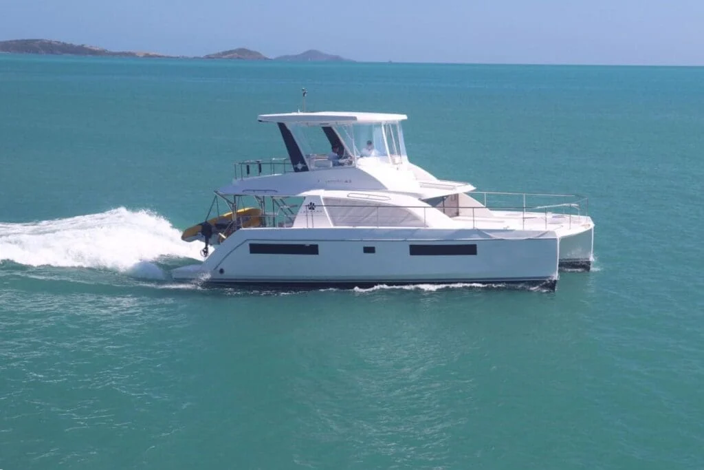 Omega, a catamaran chartered by Whitsunday Escape