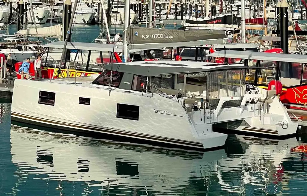 Antipodes, a catamaran chartered by Queensland Yacht Charters