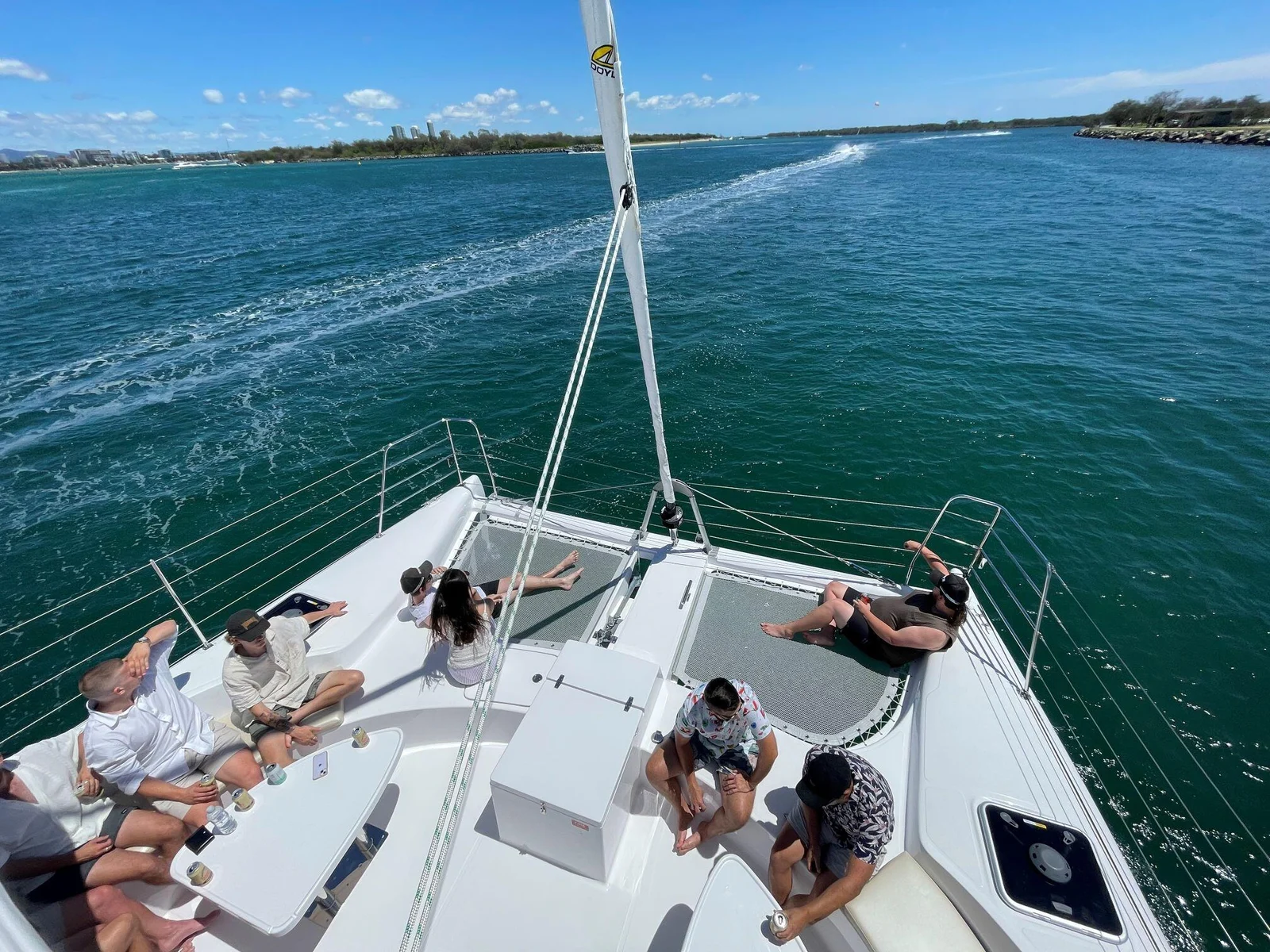 Island Time, a catamaran chartered by Sailing in Paradise