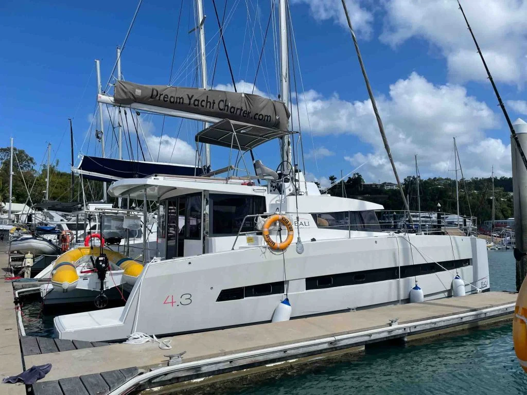 Nautilus, a catamaran chartered by Queensland Yacht Charters