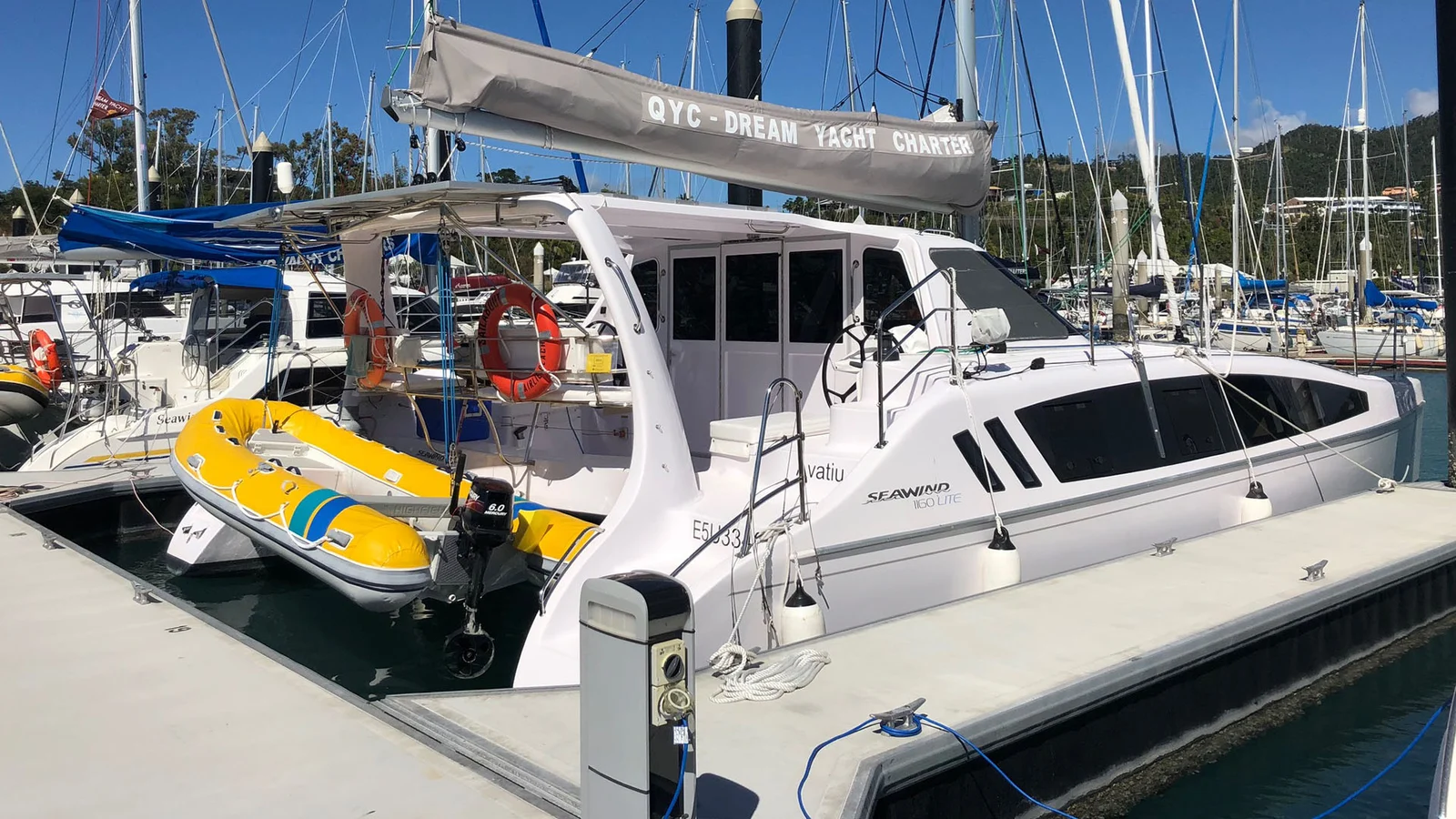 Sailabout, a catamaran chartered by Queensland Yacht Charters