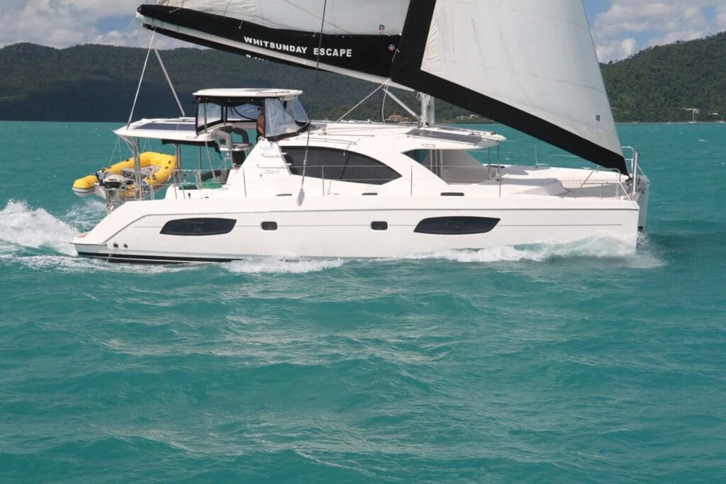 Deli 8, a catamaran chartered by Whitsunday Escape