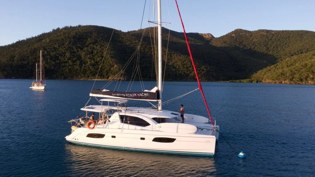 Toy Buoy, a catamaran chartered by Rent a Yacht