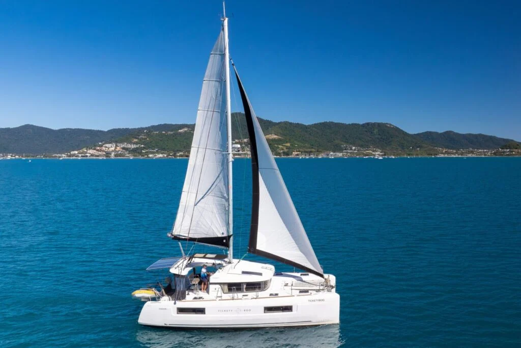Tickety Boo, a catamaran chartered by Whitsunday Escape