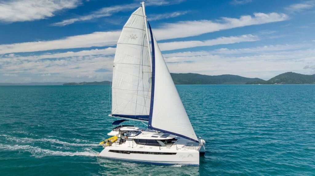 Mysa, a catamaran chartered by Whitsunday Escape