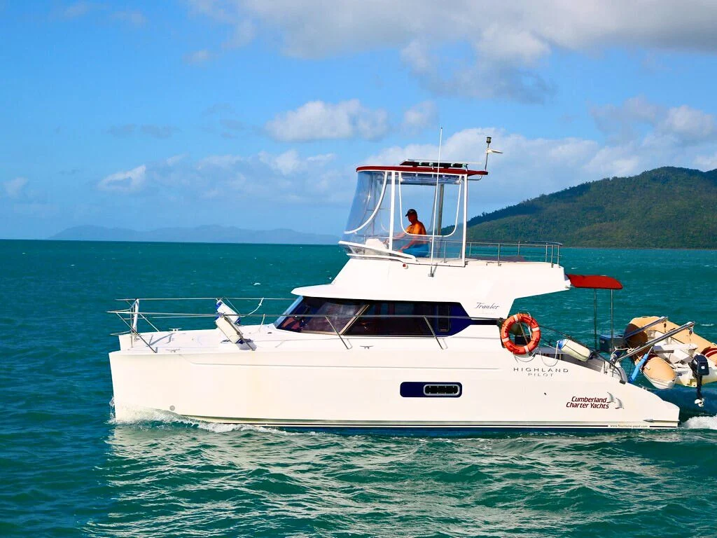 Stella Jean, a catamaran chartered by Cumberland Charter Yachts