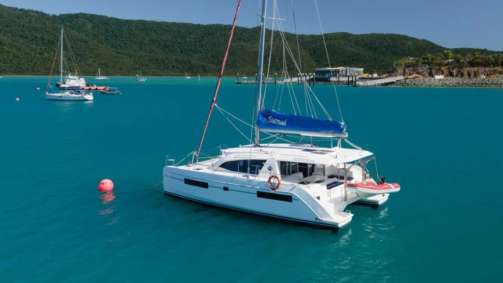 Carma Mia, a catamaran chartered by Rent a Yacht
